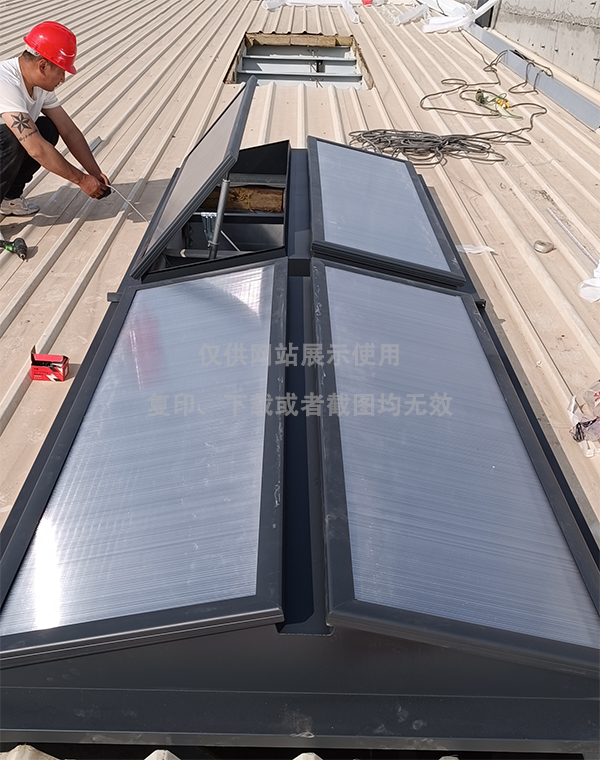 兰州王老吉生产车间利通排烟天窗